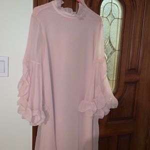 Flowey light pink dress